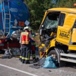 A9 bei Manching: Lkw-Fahrer nach schwerem Auffahrunfall in Lebensgefahr
