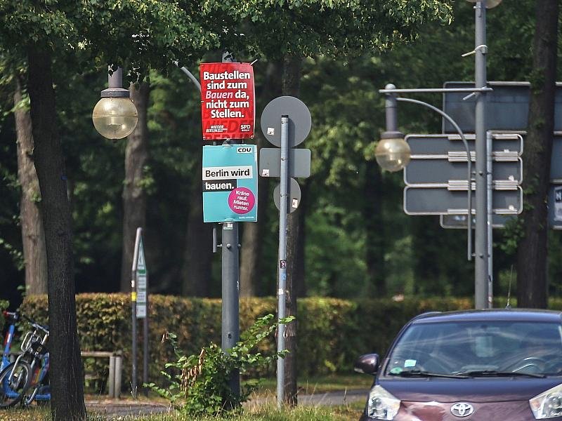 Umfrage: CDU in Berlin wieder knapp vor Linken