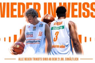 Neue Trikots – Ratiopharm Ulm  bringt Weiß zurück aufs heimische Parkett