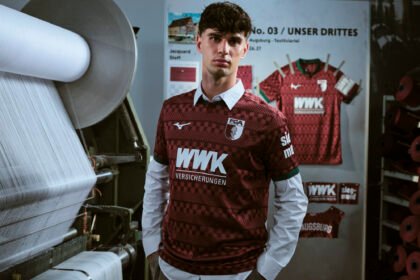 FC Augsburg präsentiert drittes Trikot – Augsburgs Textilgeschichte als Vorbild