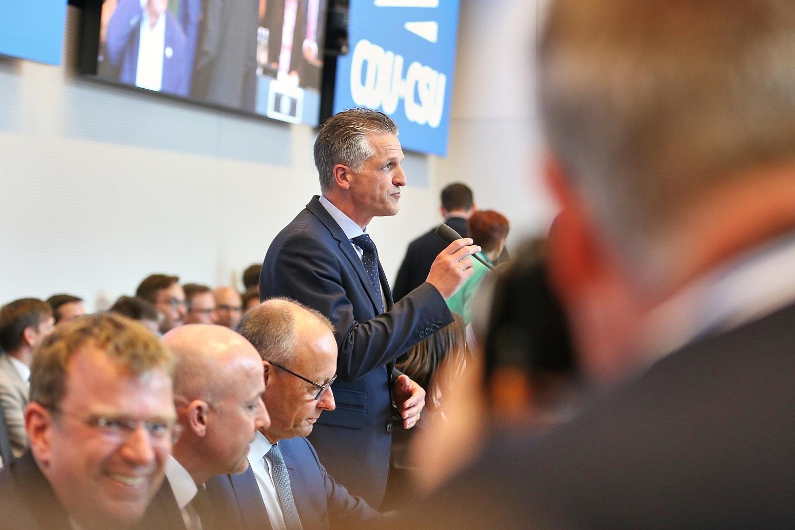 Emotionale Debatte bei Unionsfraktionssitzung
