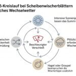 Warum bayerisches Wechselwetter Scheibenwischerblätter schneller verschleißen lässt