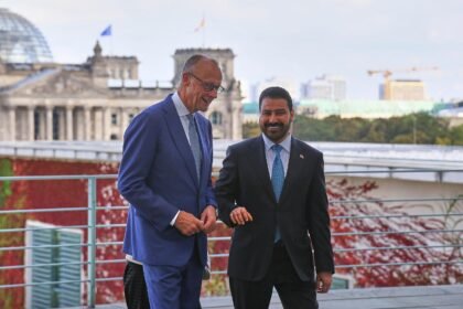 Merz und al-Zaidi wollen engere wirtschaftliche Zusammenarbeit