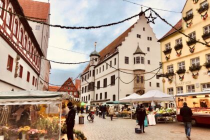 Wochenmarkt in Nördlingen zieht auf den Marktplatz um