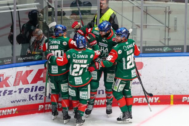 Augsburger Panther feiern 3:0-Heimsieg gegen Bremerhaven