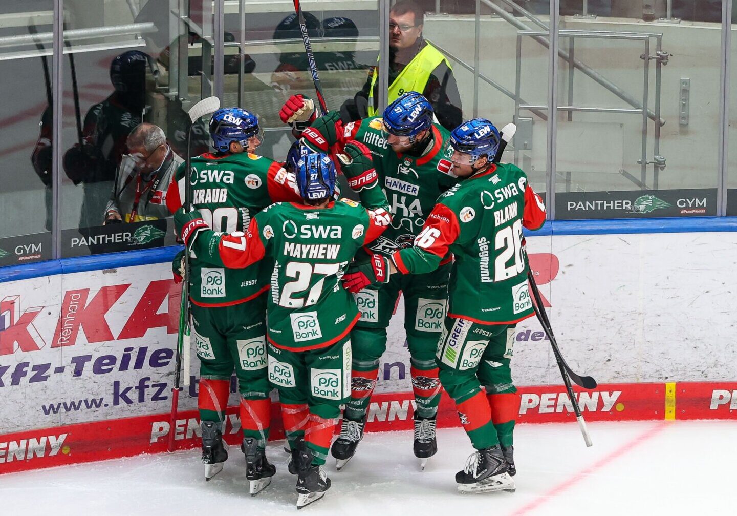 Augsburger Panther feiern 3:0-Heimsieg gegen Bremerhaven