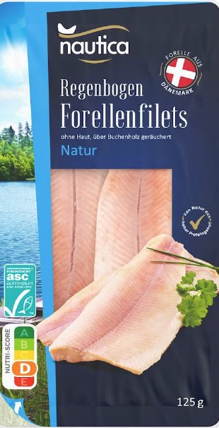 Lidl ruft Nautica-Forellenfilets wegen Listerien zurück