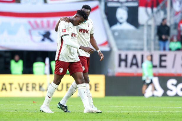 Zwei Spiele Sperre für FCA-Verteidiger Juma Bah nach Roter Karte gegen Union Berlin