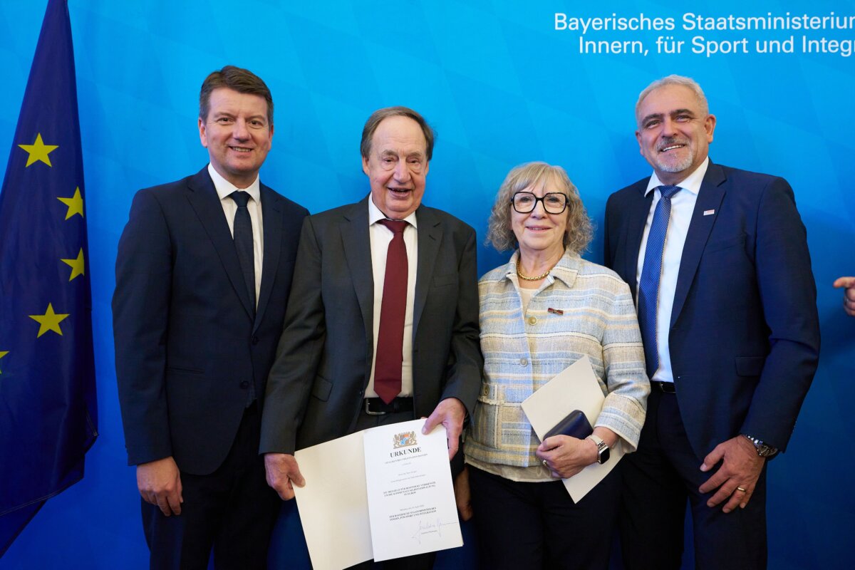 Böckh und Steiger aus Memmingen mit Verdienstmedaille geehrt