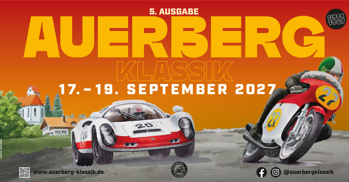 Auerberg Klassik 2027 startet erstmals mit Automobilen
