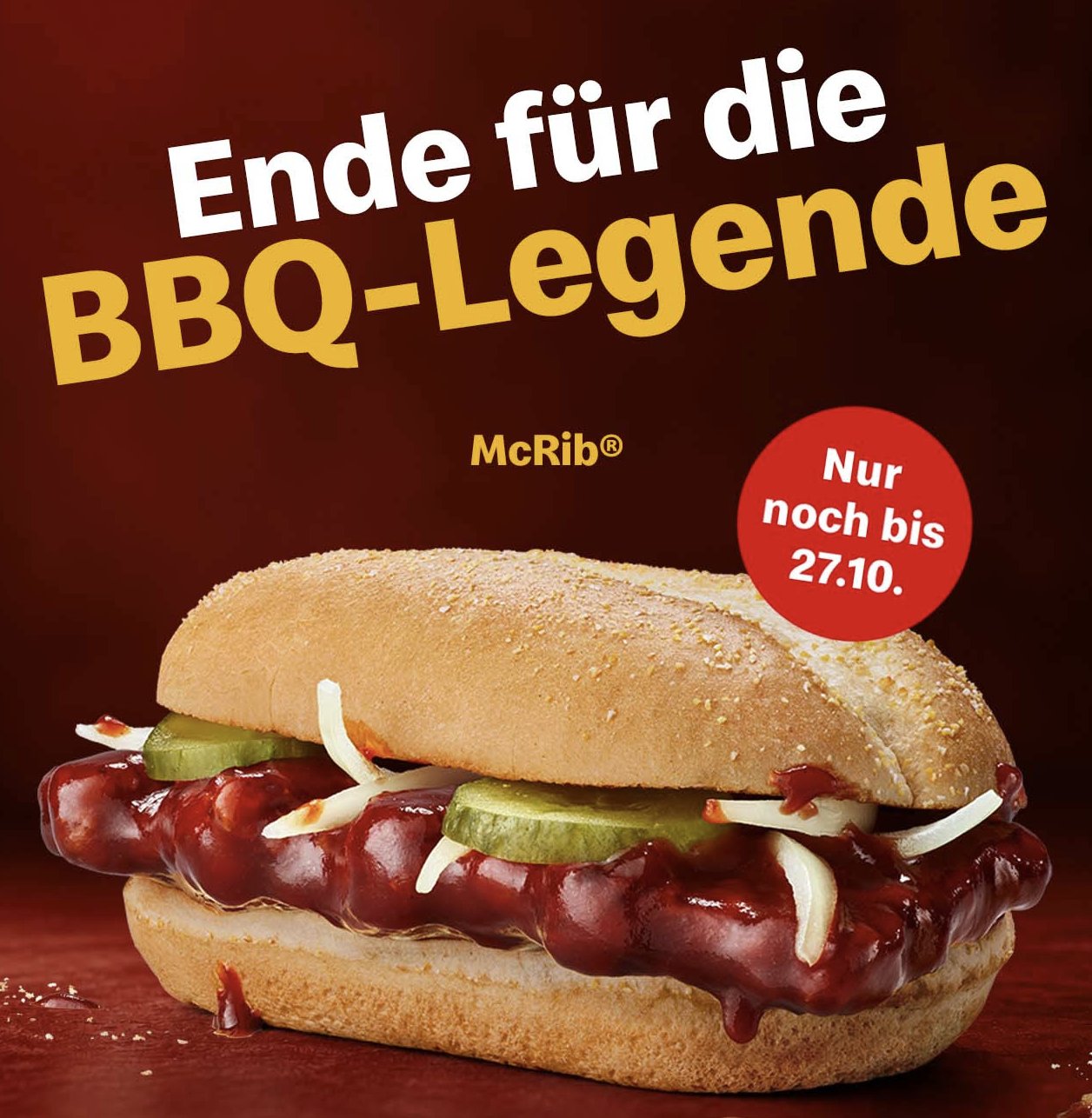 McDonald’s nimmt McRib offenbar dauerhaft aus dem Sortiment