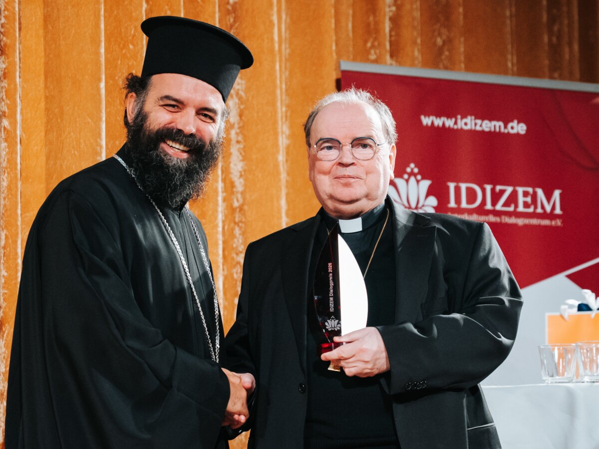 Augsburger Bischof Bertram Meier erhält IDIZEM-Dialogpreis 2026