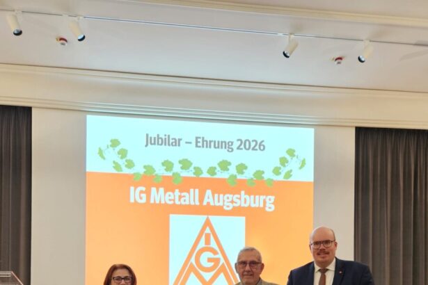 IG Metall Augsburg ehrt Jubilare für 24.035 Jahre Mitgliedschaft