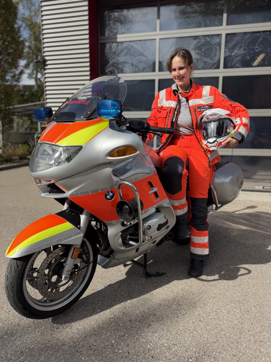 Augsburger Johanniter-Motorradstaffel: Vier Frauen engagieren sich