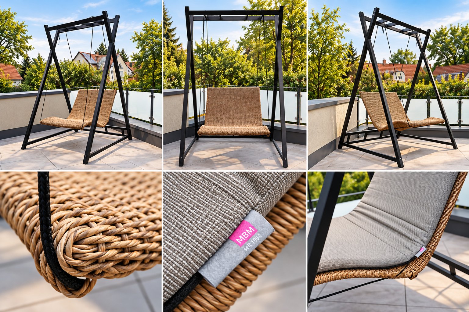 MBM Heaven Swing im Test: Edle Hängeliege für den Garten oder die Dachterrasse
