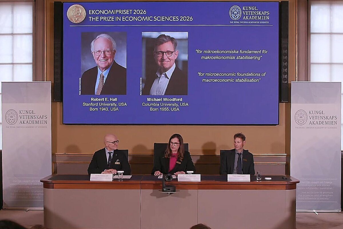 Wirtschaftsnobelpreis geht an US-Ökonomen Hall und Woodford