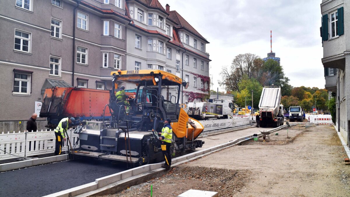 Rosenaustraße: Freigabe für Autos im Dezember rückt näher