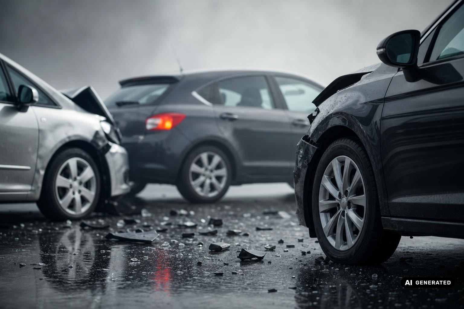 Klosterlechfeld: Drei Autos kollidieren, mehrere Verletzte
