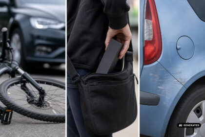 Neuburg: Radfahrer verletzt, Diebstahl und Auto beschädigt