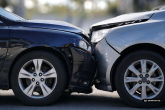 Vorfahrtsunfall in Neuburg: Zwei Menschen leicht verletzt